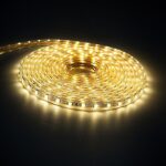 pazari4all.gr - LED ταινία strip αδιάβροχη 1m - 100m 5050 warm white 220V 60 SMD OEM