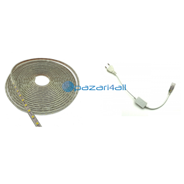 pazari4all - LED ταινία strip αδιάβροχη 1m - 100m 5050 warm white 220V 60 SMD OEM