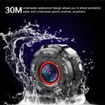 pazari4all.gr - LEMFO Κάμερα δράσης Full HD 1080P 30 μέτρα Αδιάβροχη 8MP με ρολόι Wifi Connect