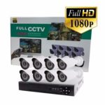 pazari4all.gr-Kit καταγραφικό ασφαλείας με 8 Κάμερες CCTV Dvr Ahd Full HD 1080