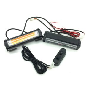 pazari4all.gr -Φάροι LED cob Strobe Προειδοποίησης 2x40w emergency lamp nk-bs02 Πορτοκαλί-Λευκό