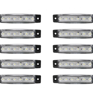 ​pazari4all-LED Φώτα Όγκου Φορτηγών IP66 Λευκό 12v 10 τεμάχια - ΟΕΜ