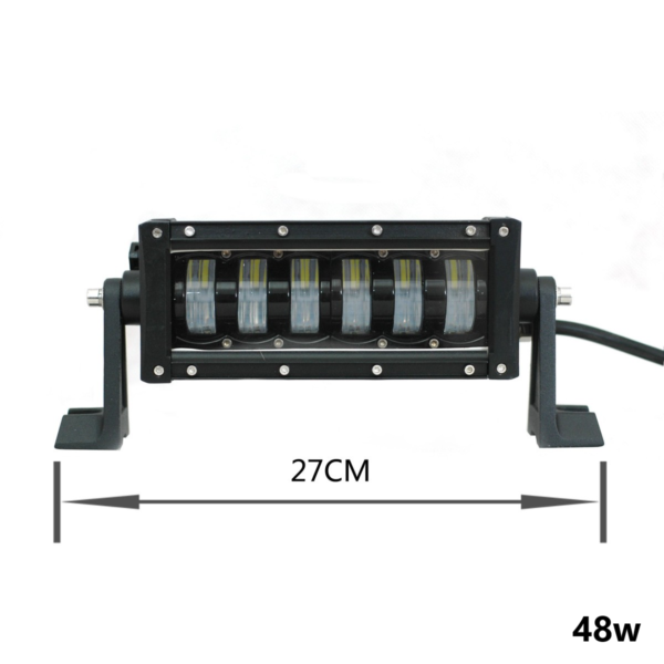 pazari4all.gr-LED αδιάβροχος προβολέας HI/LOW 48W 12V/24V 6000K 3840LM 6SMD μπάρα για βάρκες τρακτέρ φορτηγά αυτοκίνητα OEM