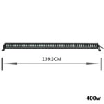 pazari4all.gr-LED αδιάβροχος προβολέας HI/LOW 400W 12V/24V 6000K LM 50SMD μπάρα για βάρκες τρακτέρ φορτηγά αυτοκίνητα OEM