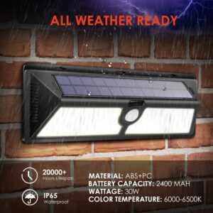 pazari4all.gr-LED Εξωτερικού χώρου solar με ηλιακό panel και αισθητήρα κίνησης 6000K OEM