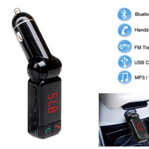 pazari4all.gr- Πομπός Αυτοκινήτου για Μετάδοση Μουσικής με USB MP3/WMA Player,Bluetooth και Φορτιστή – BC06