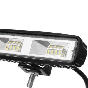 pazari4all.gr- 18Watt Μίνι Led Μπάρα 18LED Strobe λευκό-κίτρινο