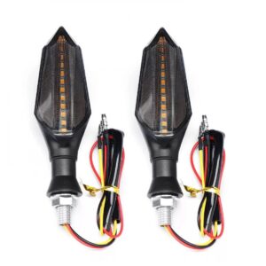 pazari4all.gr-Φλάς μηχανής 12 SMD LED με κόκκινο πίσω φωτισμό σετ 2 τεμ OEM