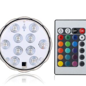 pazari4all.gr-Φώς Τηλεχειριζόμενο RGB LED μπαταρίας OEM