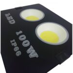 pazari4all.gr- COB αδιάβροχος προβολέας μαύρος με 2 led