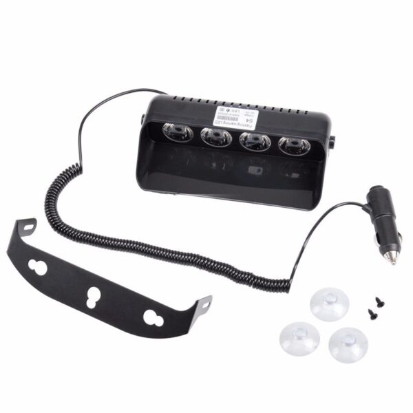 pazari4all.gr-Strobe Police LED Μπλε + Κόκκινο πλαστικό ΟΕΜ