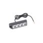 pazari4all.gr-Φώτα LED Strob Αστυνομίας-Ασφαλείας Μπλέ DC12/24V  4 LED - ΟΕΜ
