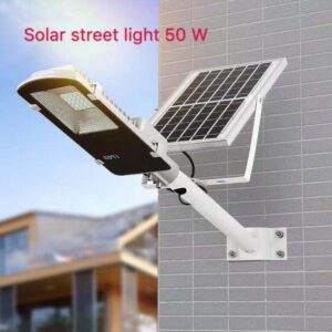 pazari4all.gr-Ηλιακός προβολέας δρόμου -Solar street light JD-650 50W