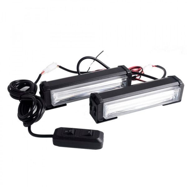 pazari4all.gr-2 X 40W Φάροι προειδοποίησης LED cob strobe Μπλέ και λευκό NK-BS02 - ΟΕΜ