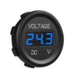 pazari4all.gr-Βολτόμετρο Auto/moto αδιάβροχο DC 12V Led Μπλέ