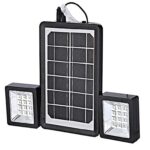 pazari4all.gr-Ηλιακό Σύστημα Φωτισμού 6V 3W, με Φωτοβολταϊκό Πάνελ και 2 προβολείς Led, Solar Power EP-05