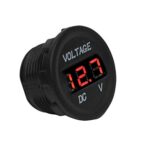 pazari4all.gr-Βολτόμετρο Auto/moto αδιάβροχο DC 12V Led Κόκκινο