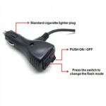 Μαγνητικός φάρος 48w με 8 Cob Led Πορτοκαλί strobe 12V-24V-pazari4all (5)
