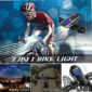 pazari4all.gr-Αδιάβροχη Κόρνα Σειρήνα 150dB - Φώτα Πορείας LED με LCD Οθόνη & Χρονόμετρο, Μετρητής Ταχύτητας & Απόστασης Ποδηλάτου με Πολλές Λειτουργίες