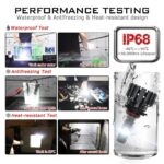 pazari4all.gr-Novsight LED Λάμπες 15000LM/Pair 6000K A397-F06 H4/H7