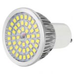 pazari4all.gr-Λάμπα LED SMD GU10 5W 220-240V 6000k Ψυχρό λευκό φως 260 lm με γυάλινο κάλυμμα
