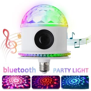 pazari4all.gr-Λάμπα Μουσικής LED E27 RGB με Ηχείο Bluetooth 85-265V για πάρτι γενεθλίων