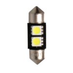 pazari4all.gr-ΛΑΜΠΑΚΙΑ ΠΛΑΦΟΝΙΕΡΑΣ C5W/C10W 12V 0,48W SV8,5 31MM CAN-BUS LED 2XSMD5050 PREMIUM ΛΕΥΚΟ 1ΤΕΜ