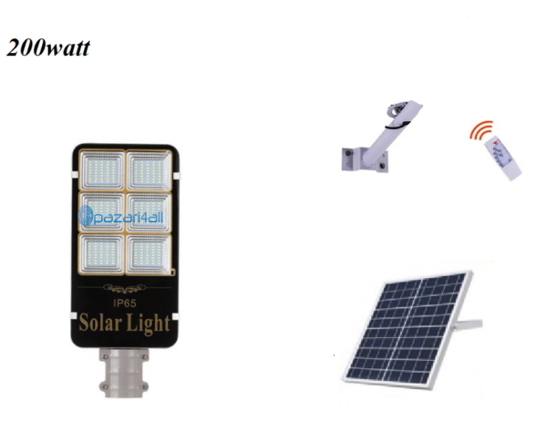 pazari4all.gr-Ηλιακό Φωτιστικό δρόμου 200W