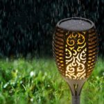 pazari4all.gr-Ηλιακό Φωτιστικό LED Με Εφέ Φλόγας και αισθητήρα Φωτός Εξωτερικού Χώρου Τύπου Δάδας - 78cm 