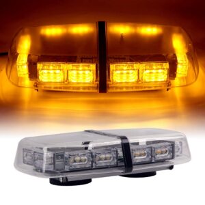 pazari4all.gr-Mαγνητικός LED Φάρος Οροφής 12v-24v Αδιάβροχος κίτρινος