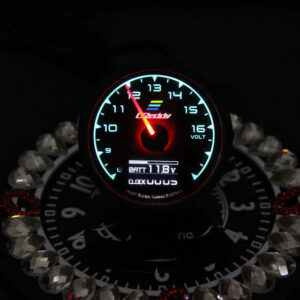 pazari4all.gr-Racing GReddy Multi D / A με Ψηφιακή οθόνη LCD Volt Gauge με Αυτόματο μετρητή τάσης Volts 62mm 2.5 ίντσες 7 Χρώμα σε 1 