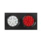 pazari4all - Ζευγάρι στρογγυλά φανάρια LED 24V με σκάλα high/low κόκκινο-άσπρο - ΟΕΜ
