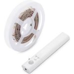 pazari4all.gr-Ταινία 1 μέτρο LED Με Ανιχνευτή Κίνησης Και Μπαταρία AAA 2.4W 4000K Ουδέτερο Λευκό Cubalux