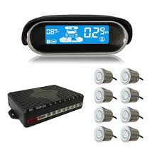 pazari4all.gr-Αισθητήρες παρκαρίσματος με lcd οθόνη & 8 αισθητήρες als-108 (μαύρο)