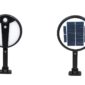 pazari4all.gr-Ηλιακό Επιτοίχιο Φωτιστικό LED 2835 SMD με Τηλεχειρισμό & Υπέρυθρο Αισθητήρα LQ-GY039 – Μαύρο