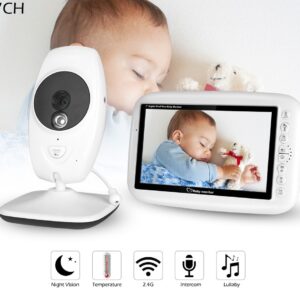 pazari4all.gr-Ασύρματη κάμερα μωρού με οθόνη 7 ιντσών LCD και νυχτερινή λήψη