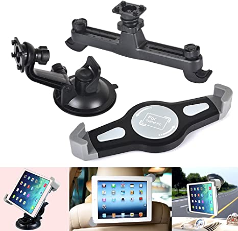 pazari4all.gr-Βάση Αυτοκινήτου 360ᵒ Rotation Tablet Suction Universal 7"-10.1" OEM