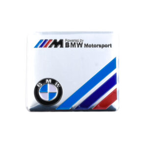 Αυτοκόλλητο Αλουμινίου M BMW Motorsport – Ασημί-pazari4all.gr