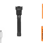 Επαναφορτιζόμενος φακός LED με mini usb OEM.-pazari4all.gr