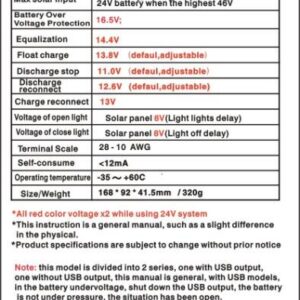 Ρυθμιστής φόρτισης μπαταριών 10A PWM 12V/24V-pazari4all.gr