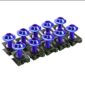 10 τεμάχια διακοσμητικές βίδες M6 6mm Yamaha Honda Suzuki KTM Μπλέ-pazari4all.gr
