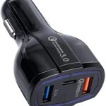 pazari4all.gr-Φορτιστής αυτοκινήτου με 3 θύρες USb Type C 35W 7A για ipad, iphone, samsung 