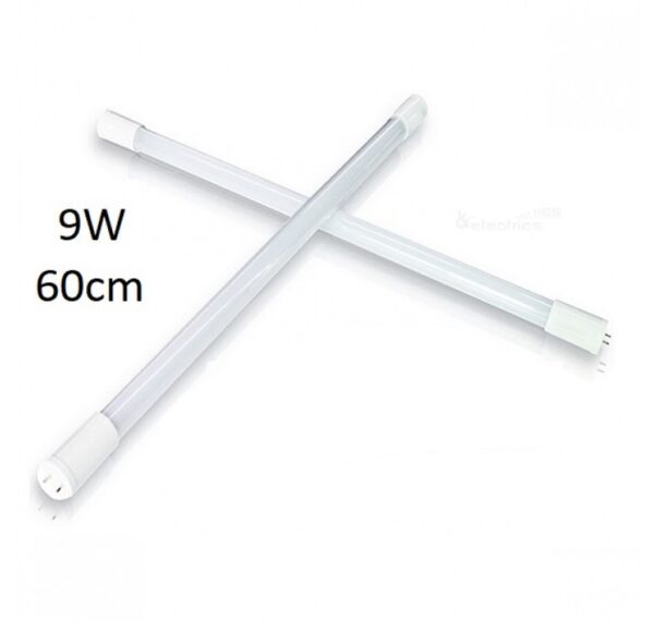 pazari4all.gr- Λαμπτήρας LED τύπου φθορίου 60cm 9W 1x άκρο τροφοδοσίας 100-265V 850lm A+  ψυχρό λευκό 6400Κ