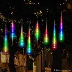Επεκτεινόμενη LED Βροχή Μετεωριτών 8X47cm (RGB)-pazari4all.gr