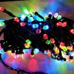 pazari4all-300 LED Χριστουγεννιάτικα Λαμπάκια RGB Διαμαντάκια