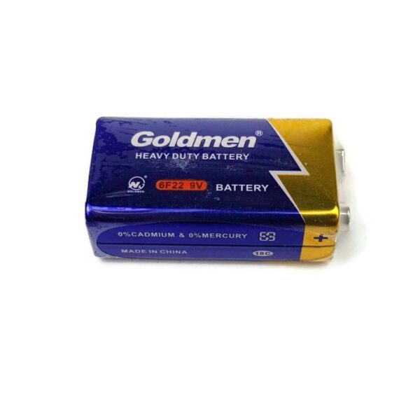 pazari4all-Μπαταρία Αλκαλική 9V Battery 350mAh Goldmen (1τμχ)