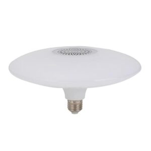 pazari4all-LED RGB UFO Μουσική Έξυπνη Λάμπα Οροφής / Bluetooth App / 24W με Χειριστήριο Εναλλαγής Χρωμάτων