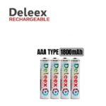 ​pazari4all-Μπαταρίες επαναφορτιζόμενες ΑΑΑ Deleex 1800mah