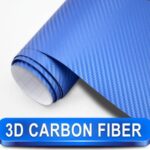 ​pazari4all-​​Ταινία Προστατευτική Μπλέ 50 X 200 Cm 3D Carbon Fiber Film W-FA