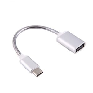 ​pazari4all-ΜΕΤΑΤΡΟΠΕΑΣ USB 3.1 TYPE-C MALE ΣΕ USB 3.0 FEMALE OTG CABLE (SILVER)